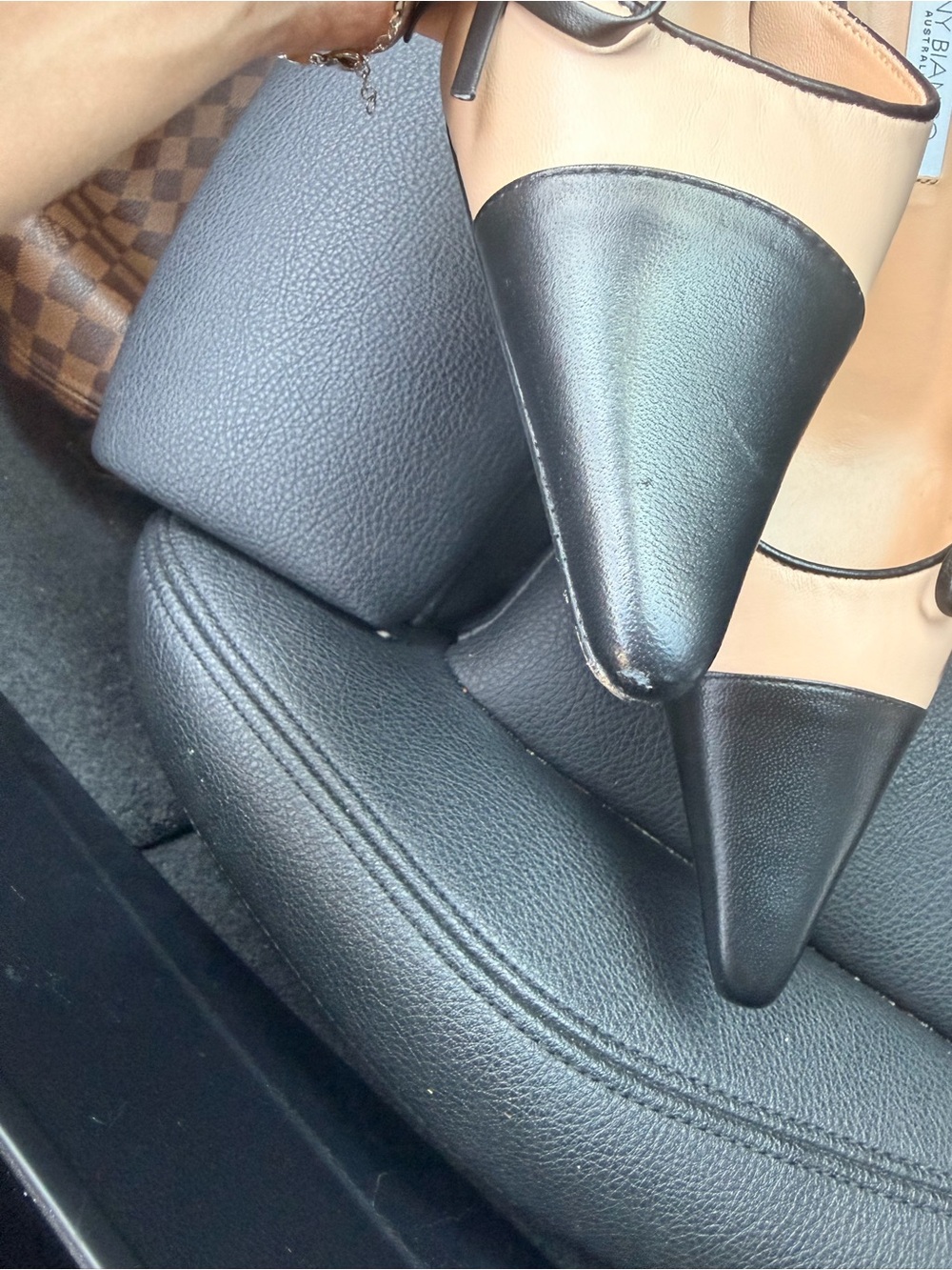 Tony Bianco Shirley Mule in Beige and Black - Size 7 - Picture 9 of 9